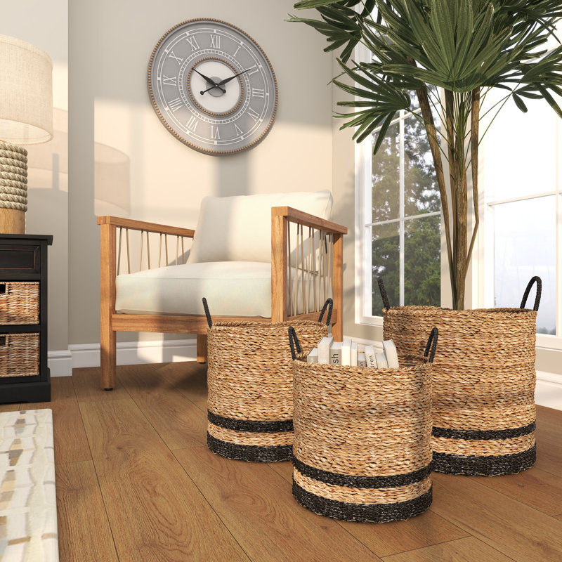 Joss & Main Woven 3 Piece Seagrass Basket Set & Reviews - Wayfair Canada